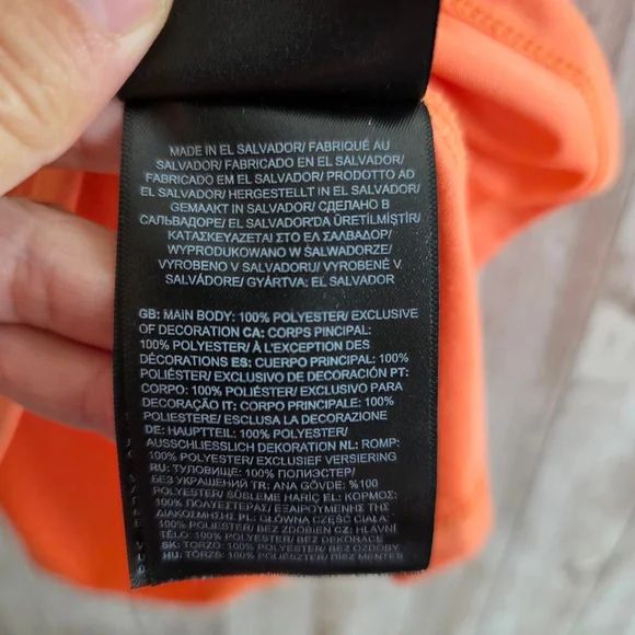 Women's The North Face Orange Short Sleeve Tee M - Picture 8 of 8